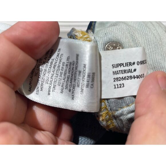 Ralph Lauren Double RL Blue Skinny Jeans - Picture 5 of 9